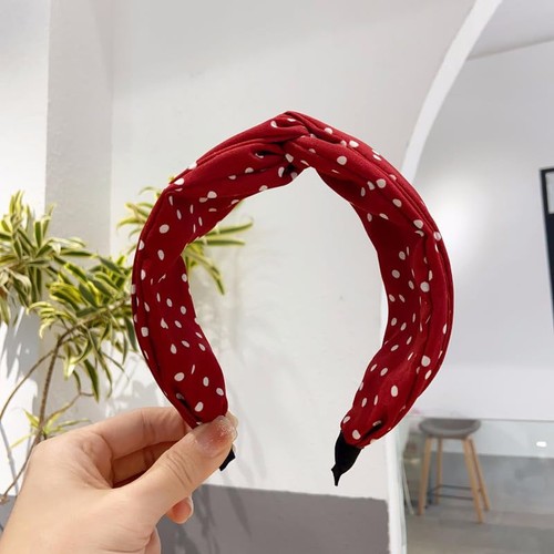 Women's Fashion Headbands - Vintage Ethnic Style Wide Knot Hair Accessories, - Bild 5 von 5