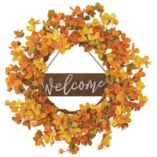 VioletEverGarden Fall Wreaths for Front Door 20 Inch Autumn Wreath Artificial...