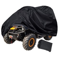 ATV Cover Waterproof 420D Heavy Duty Ripstop Protector w/ Buckles 102x44x48