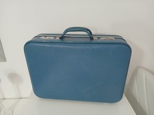 Valigia da Viaggio Vintage Blu Azzurro Anni 70