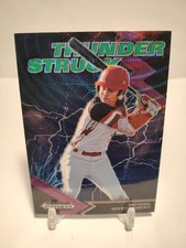 2022 Panini Prizm Draft Picks Thunder Struck #TH-MR Mikey Romero Boston Red Sox