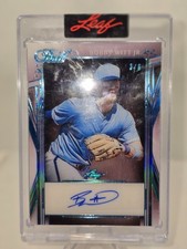 2025 LEAF Blue BOBBY WITT JR AUTO SSP #d /6! Encased! Matching 