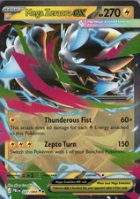 Mega Zeraora ex Holofoil Pitch Black - Carta Pokemon 027/084 quasi nuova