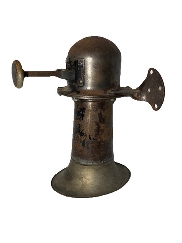 Antique Clero Hand Horn By The Fitzgerald MFG Co. USA