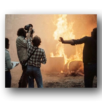 Stanley Kubrick Photo 8x10 Barry Lyndon Film Set 1975 Director Scriptwriter