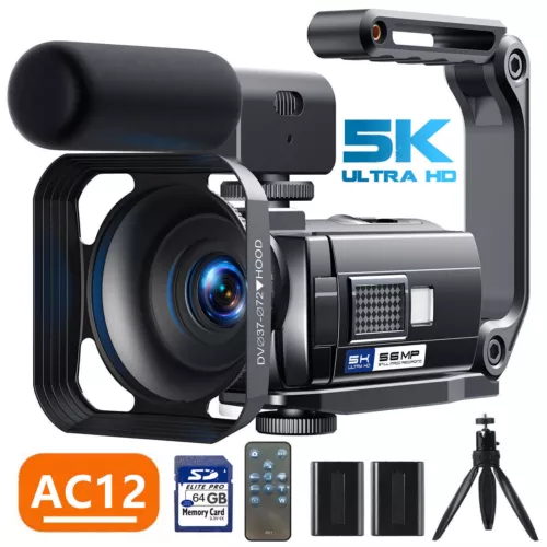 Camera Video Camcorder Digital Camera Recorder 3.0" LCD Screen Vlogging Camera