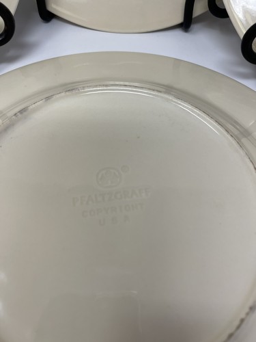 Pfaltzgraff Honeybrook Dinner Plates 10 1/4 Inch USA Made Set Of 4 - Picture 7 of 14