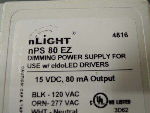 Sensor Switch nLIGHT nPS 80 EZ eldoLED Control Device Dimming Power Supply - Picture 2 of 8