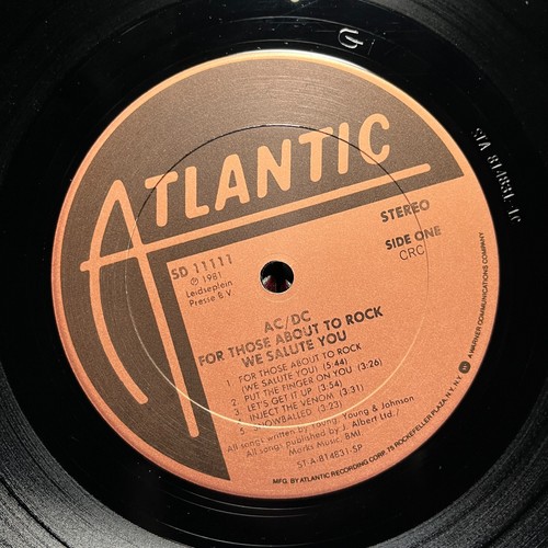 AC/DC – For Those About To Rock/We Salute You (US, First Press, Club Ed., SP) LP - Picture 13 of 24