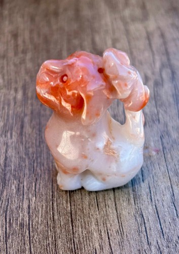 Natural Stone Dog Pendant - Picture 4 of 6