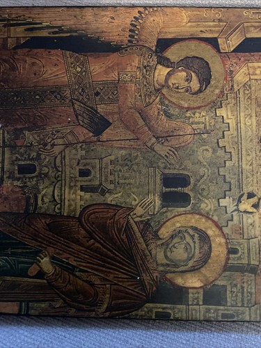 Religious Vintage Print On Board 31cm x 21cm Wall Hanging Art Picture Decor - Picture 17 of 24