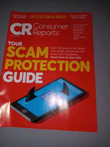 Consumer Reports Magazine August 2023 Scam Protection