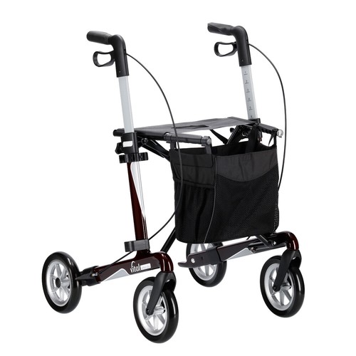Russka vital carbon PLUS Rollator Gehhilfe Laufhilfe faltbar mit HMV Nummer - Bild 9 von 11
