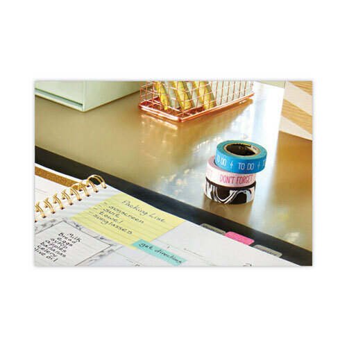 Post-it Notizen Original Pads in kanariengelb, Notiz liniert, 3"" x 3"", 100 Blatt/Pa - Bild 5 von 9
