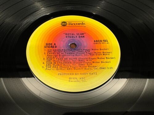 Steely Dan "The Royal Scam" OG 1976 ABCD 931 "AZ" w/Shrink - Imagen 6 de 7