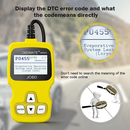 OBDMATE OM500 JOBD Scanner for Japanese 12V Car Check Engine Code Reader Tool UK - Picture 5 of 12