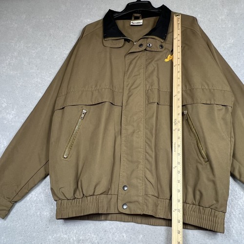 Vintage Walt Disney World Jacket Mens Size Large Tan Pluto Windbreaker Unisex - Picture 9 of 13