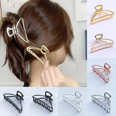 Fashion Women Girl Hair Claw Clamp Metal Geometric Hair Clips Korean Accessories