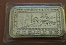 1 Troy Oz 999 Silver New Orleans Vintage Bullion Bar Mother Lode Mint 89.00 per troy oz