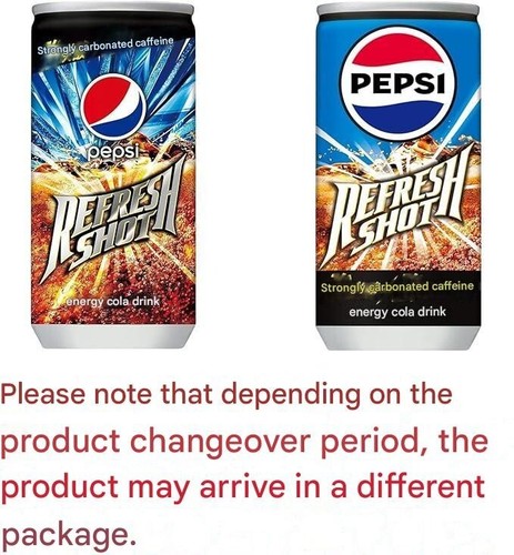 Pepsi Refresh Shot Cola 200ml Dose x 30 starke Kohlensäure starkes Koffein Japan - Bild 4 von 4