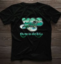 Image of Yes Band Close To The Edge Album Logo Black T-Shirt