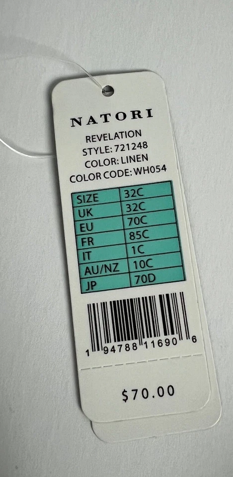 Sujetador para mujer Natori talla 32C Revelation camiseta con aros 721248 color lino G4 Foto 4 de 4