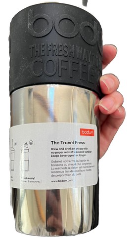 Bodum 15 Unzen Thermo Edelstahl French Press Kaffee Tee Reisebecher - Bild 3 von 3