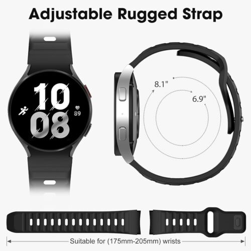 2 Pack Rugged No Gap Band for Samsung Galaxy Watch 6 5 4 40/44mm Classic 42/43mm - Picture 44 of 61