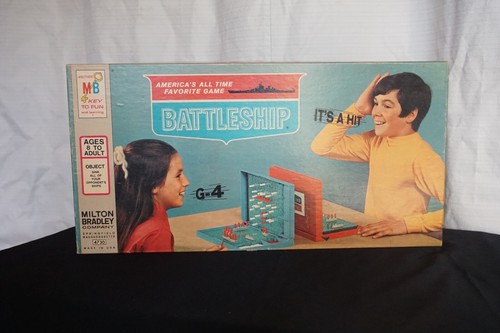 Vintage 1971 Battleship Game by Milton Bradley Good Condition!