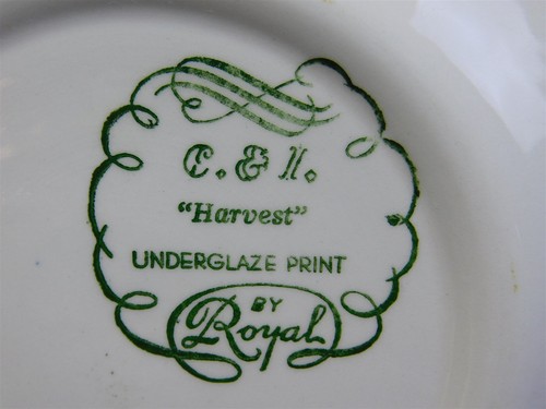 7 Vtg Royal China Currier & Ives Blue The Harvest Bread & Butter Plates 6.5" - Picture 13 of 15