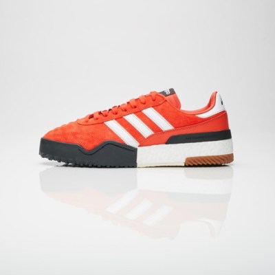 adidas AW Bball Soccer Alexander Wang Bold Orange Black Shoes