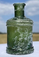Pre-1900s Antique Old inkwell. Ink bottle