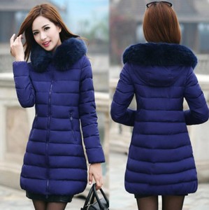 Plus caldo imbottito Xl Size Cappotto Slim Inverno Donna 7xl Fit lungo RC5xCqAngw