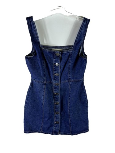 Cotton On 91 Womens Sz 8 Blue Jean Mini Dress 2251