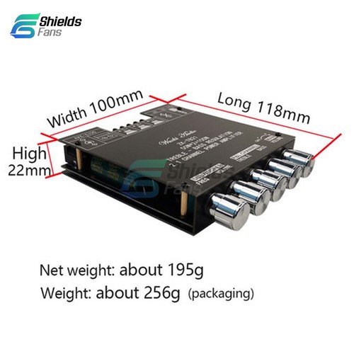 ZK-1002T/ZK-TB21 Bluetooth5.0 Audio Power Amplifier Module 100W*2 50W*2+100W~ - Picture 26 of 33