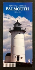 1990s Falmouth By The Sea Cape Cod Massachusetts Guide Vintage Travel Brochure