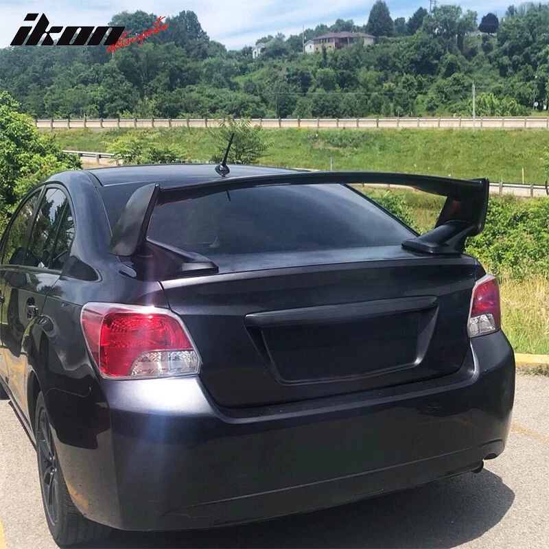 Fits 08-14 Subaru Impreza WRX STI Style Rear Trunk Spoiler Wing ABS Unpainted - Image 2 of 4
