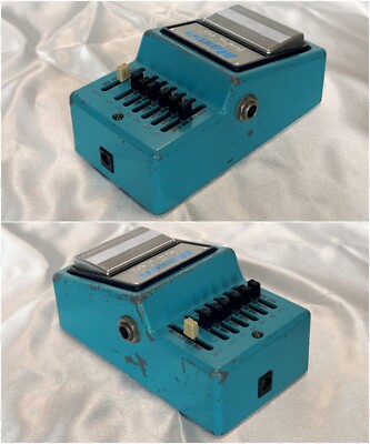 MAXON GE-9 6band Graphic EQ 1980s Vintage Guitar Pedal Made in