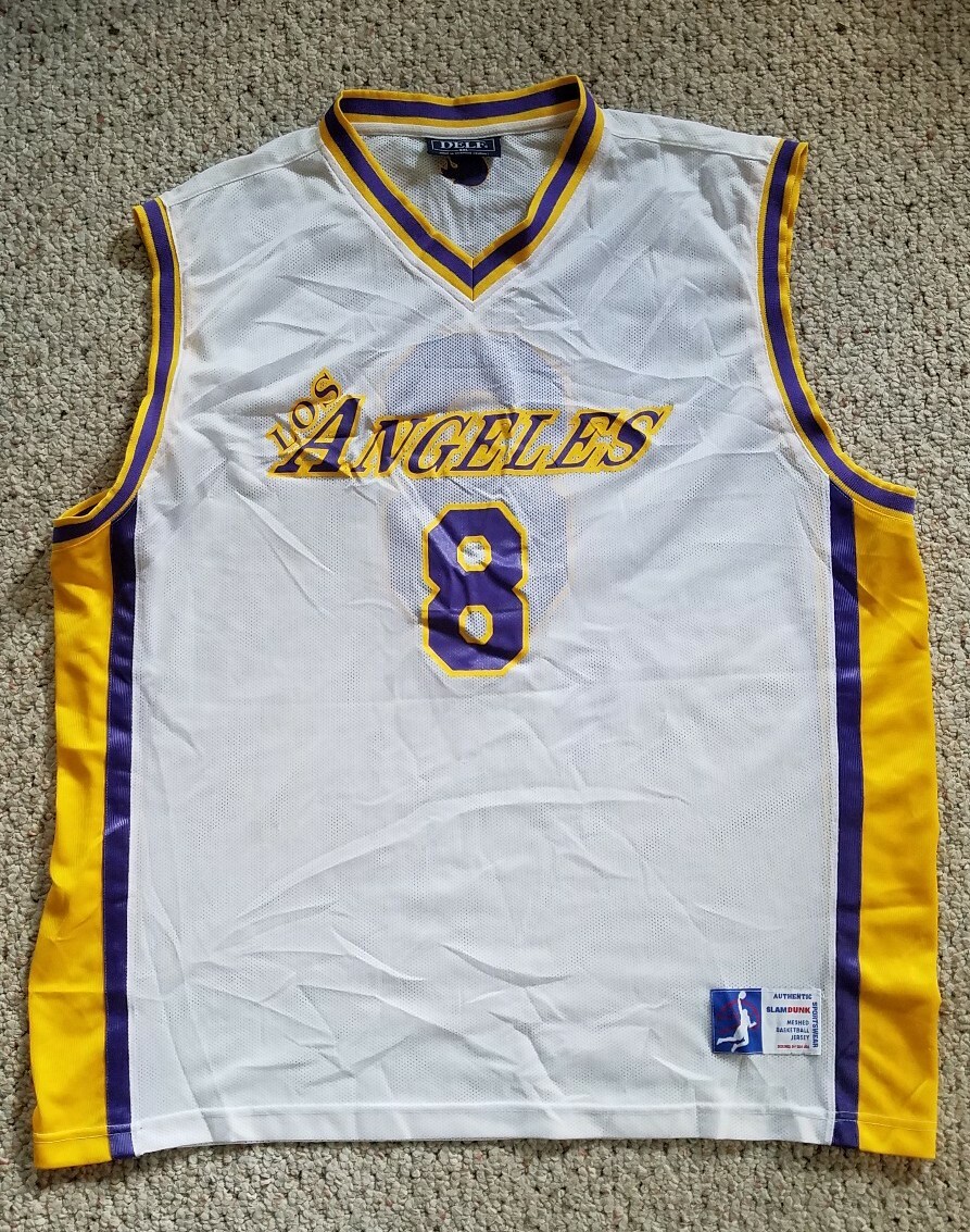 Los Angeles Lakers #8 Authentic Slam Dunk jersey design by