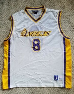 Los Angeles Lakers 8 Authentic Slam Dunk Jersey Design By Delf Kobe Bryant 2xl Ebay
