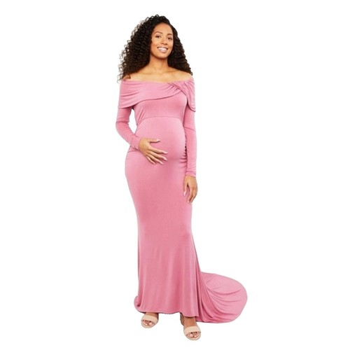 Pink Blush Maternity Sequin Dress | eBay
