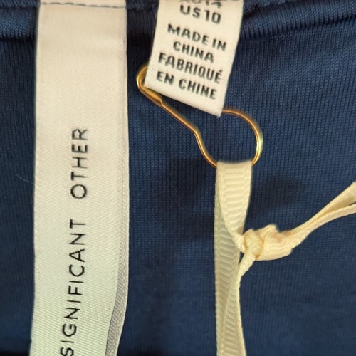 SIGNIFICANT OTHER Audrey Indigo Dress Size AU-UK14/US10 NWT - Foto 4 di 6