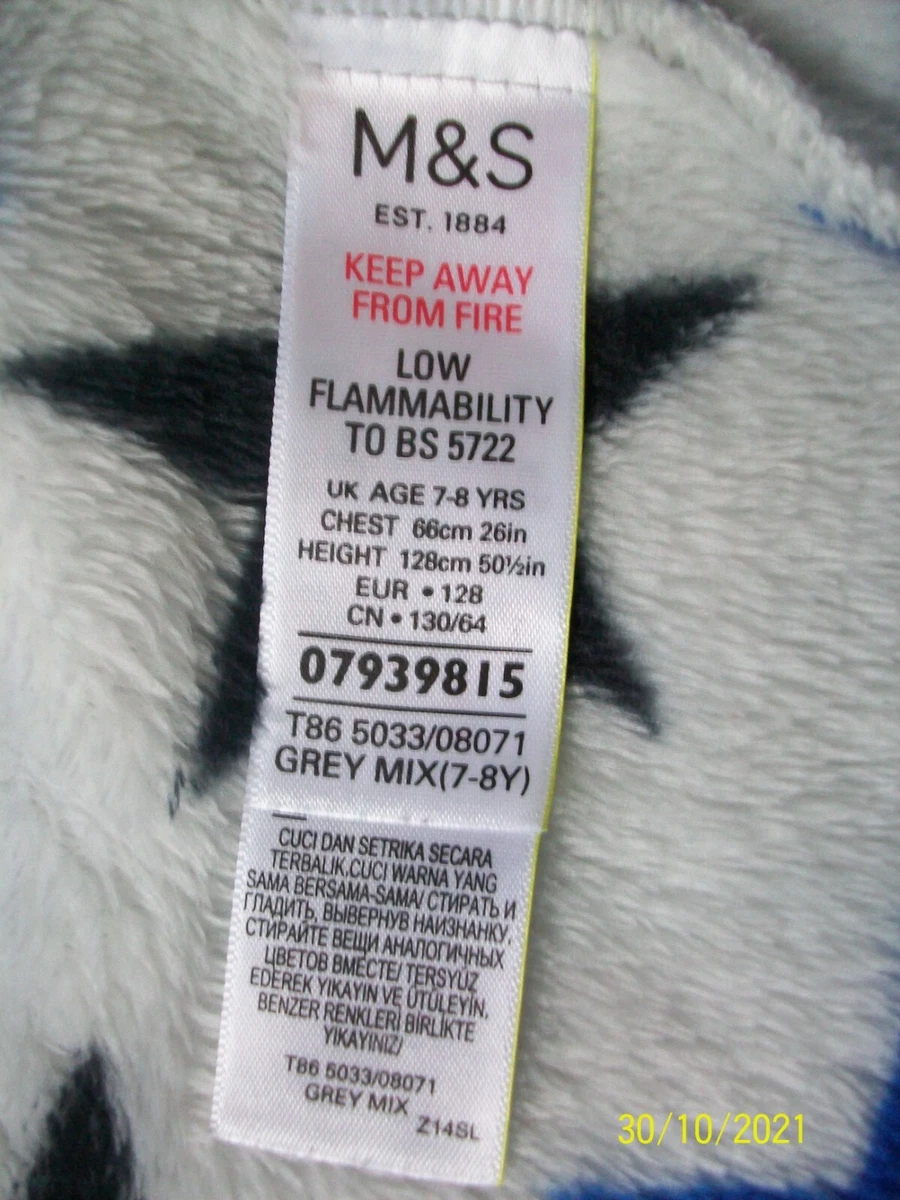 M and s hot sale boys dressing gown