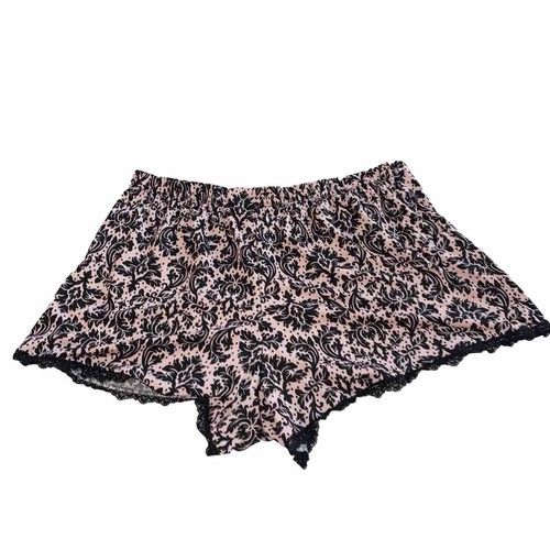 Pantalones cortos de salón Marilyn Monroe medianos negros y rosas de poliéster/spandex - Imagen 8 de 8