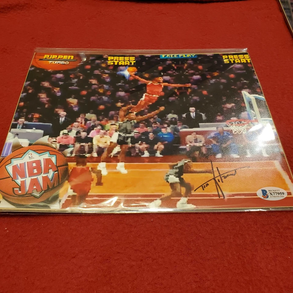 TIM KITZROW signed 8x10 Photo NBA JAM Announcer Video Game Beckett COA - Image 2 of 3