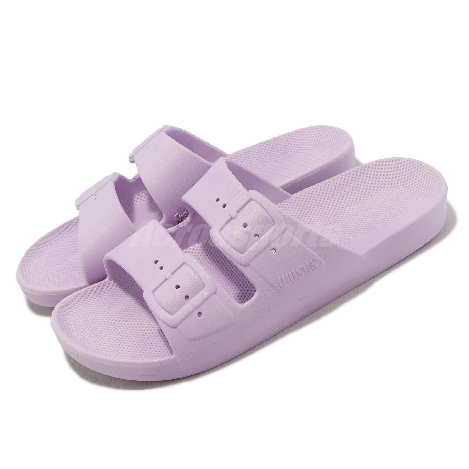 Freedom Moses Two Band Slide Purple Мужские повседневные сандалии унисекс Тапочки FMPAR 9590₽