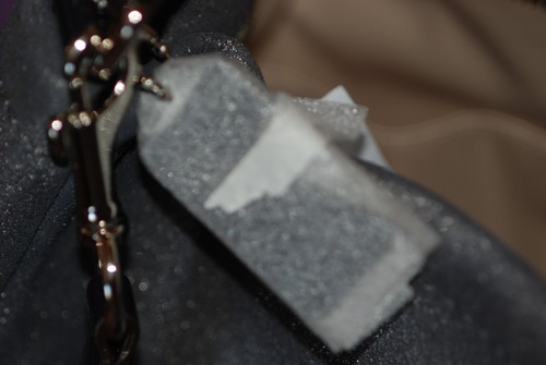 Coach Park Side Hobo, grau/marine/blau, Leder, neu, groß, Riemen fallen 18" - Bild 12 von 12