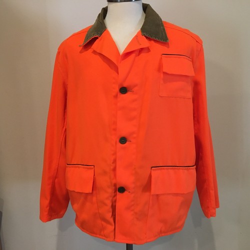 Vintage Duxbak Jacket Orange Mens Large Duck Bird