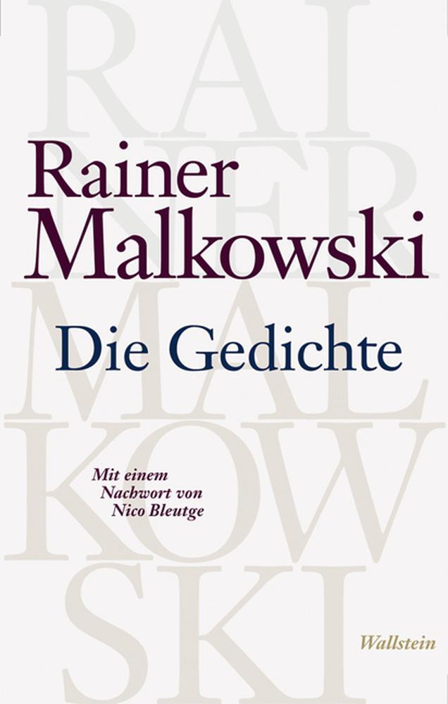 Thumbnail - Die Gedichte Rainer Malkowski