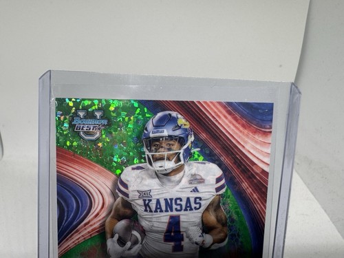 Devin Neal 2024 Bowman’s Best University Refractor Auto #BOA-DN Kansas Autograph - Picture 6 of 6